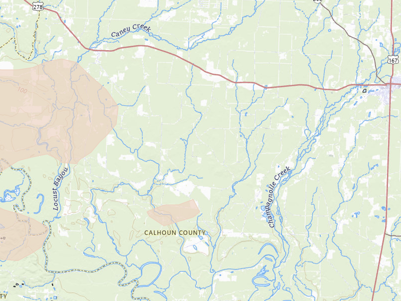Radar-estimated hail-size map of the storm over Hampton, AR on Mar 15, 2026