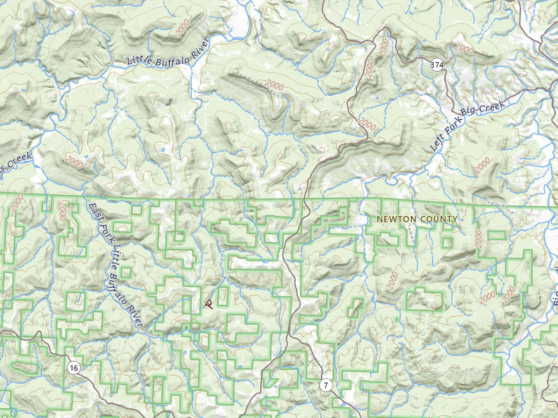 NEXRAD radar-signature map of the hail storm over Jasper, AR on Apr 28, 2026