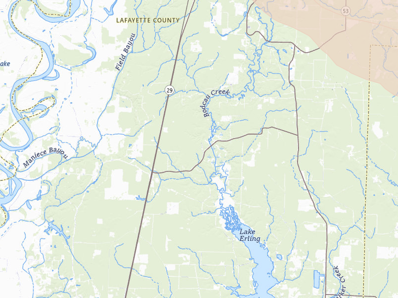 Radar-estimated hail-size map of the storm over Lewisville, AR on Apr 25, 2026