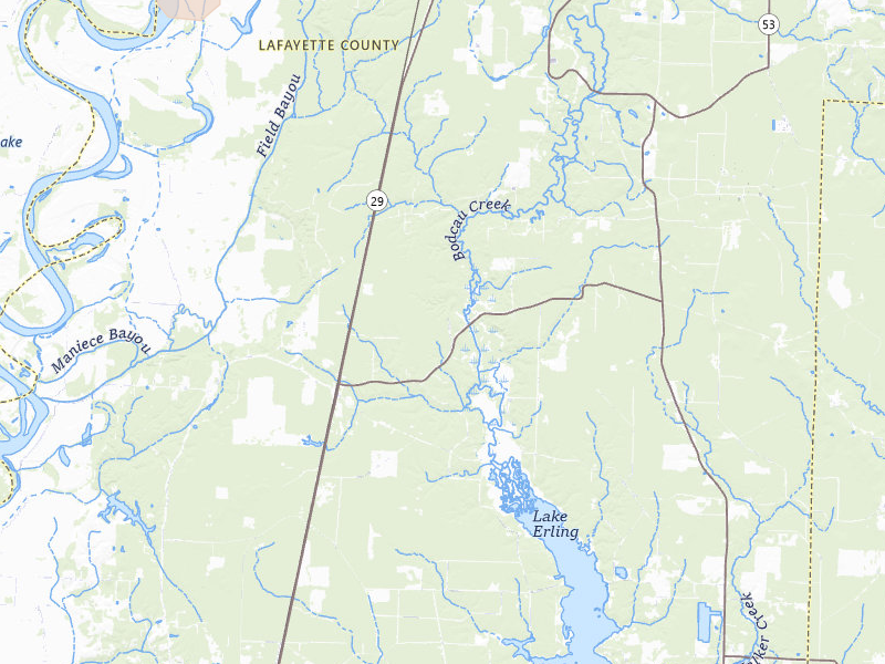 Radar-estimated hail-size map of the storm over Lewisville, AR on Jul 4, 2026