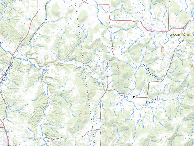 Radar-estimated hail-size map of the storm over Lincoln, AR on Apr 25, 2026