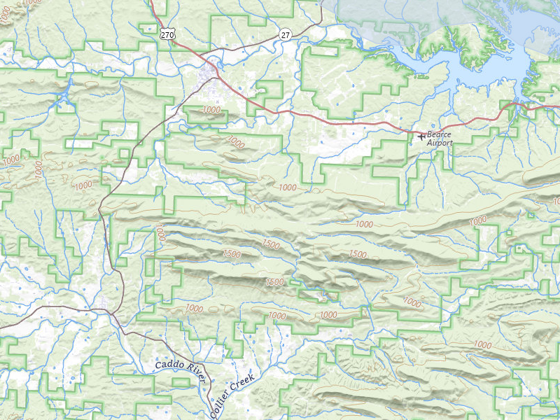 NEXRAD radar-signature map of the hail storm over Mount Ida, AR on Jul 6, 2026