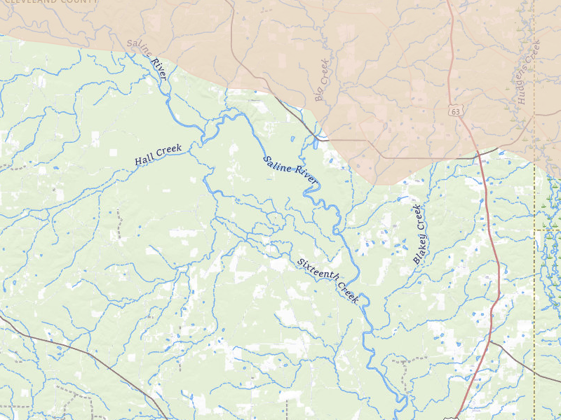 Radar-estimated hail-size map of the storm over New Edinburg, AR on Apr 28, 2026