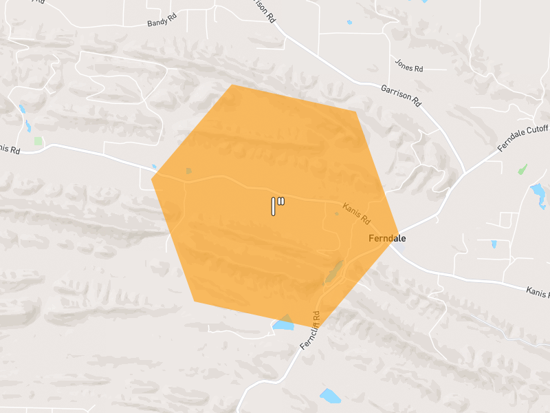 Hail map of Paron, AR on Jul 4, 2026, hail up to 1"