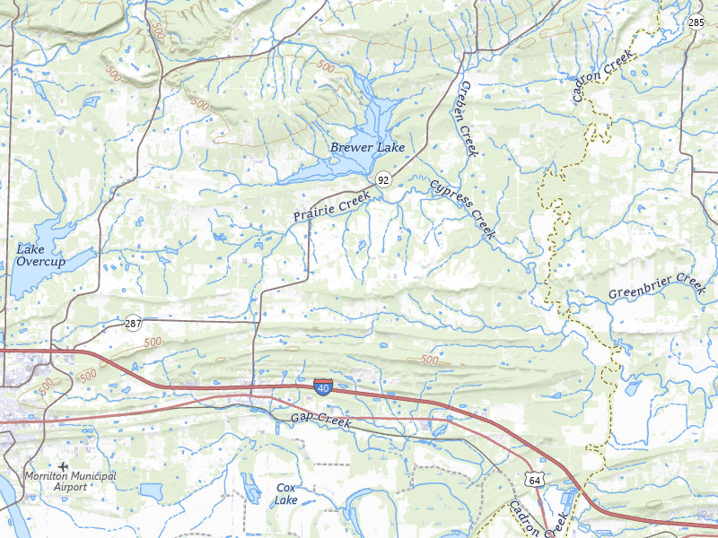 NEXRAD radar-signature map of the hail storm over Plumerville, AR on Aug 24, 2026