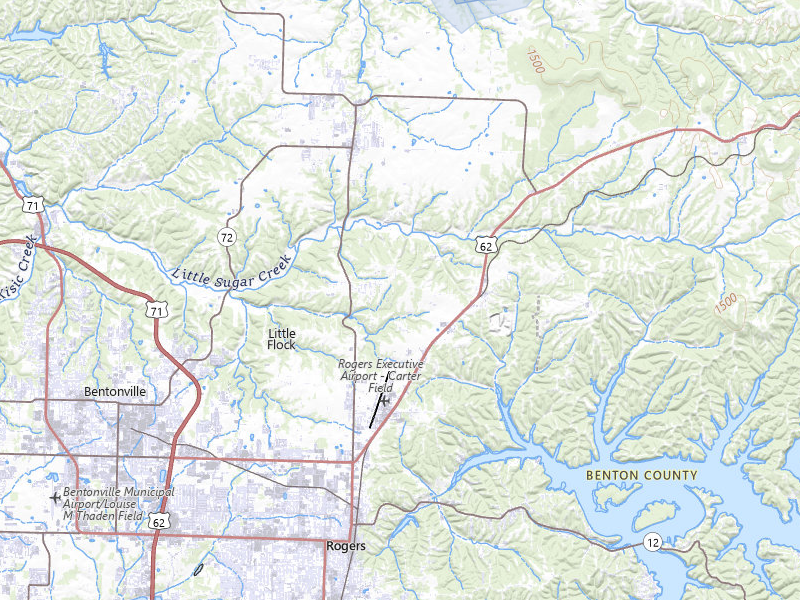 NEXRAD radar-signature map of the hail storm over Rogers, AR on Apr 28, 2026