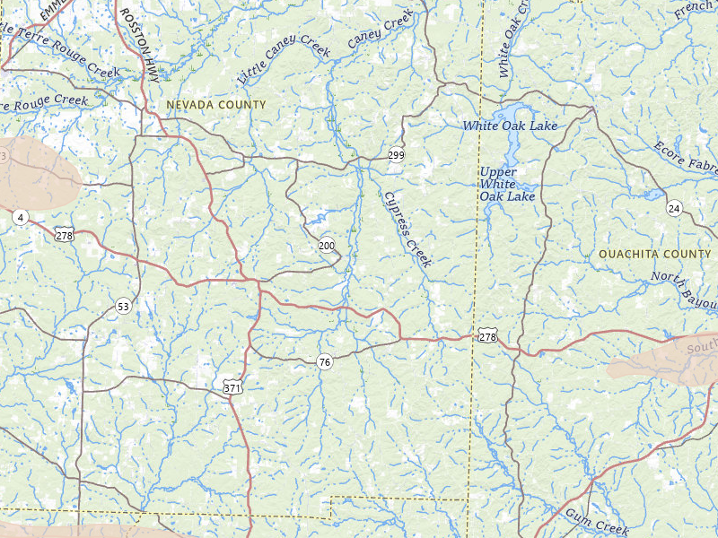 Radar-estimated hail-size map of the storm over Rosston, AR on Mar 15, 2026