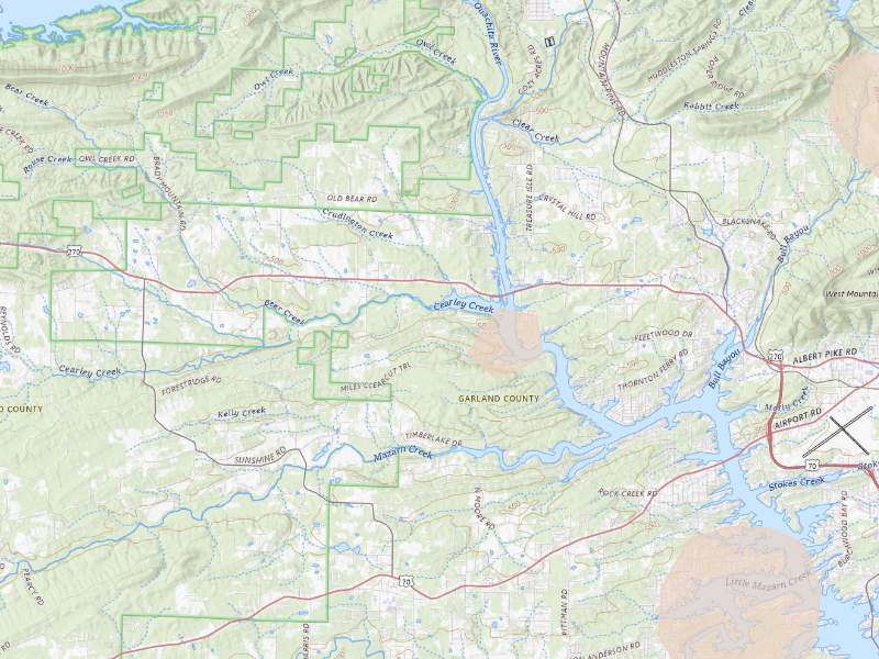 Radar-estimated hail-size map of the storm over Royal, AR
