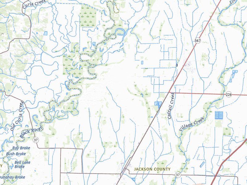 Radar-estimated hail-size map of the storm over Tuckerman, AR on Jul 17, 2026