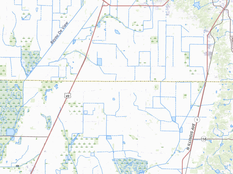 NEXRAD radar-signature map of the hail over Weiner, AR