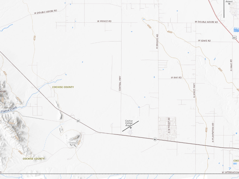 NEXRAD radar-signature map of the hail storm over Bisbee, AZ on Aug 10, 2026