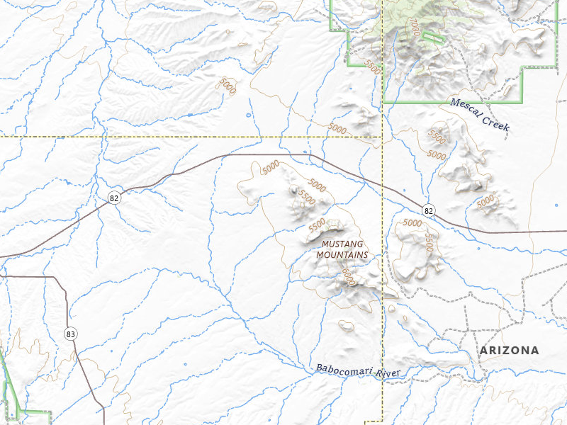 Radar-estimated hail-size map of the storm over Elgin, AZ on Jul 11, 2026