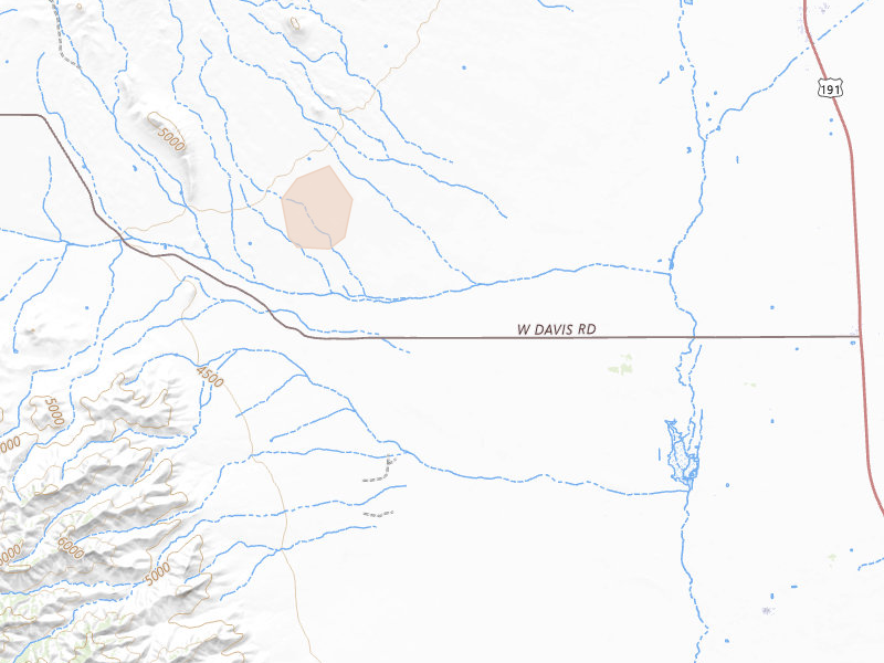 Radar-estimated hail-size map of the storm over Mc Neal, AZ on Aug 11, 2026