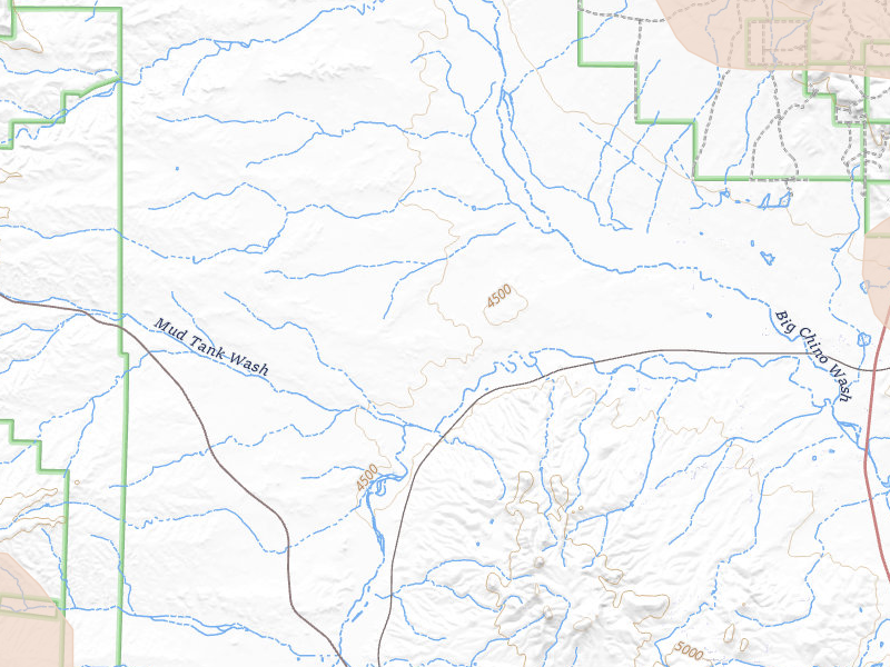 Radar-estimated hail-size map of the storm over Paulden, AZ on Jul 12, 2026
