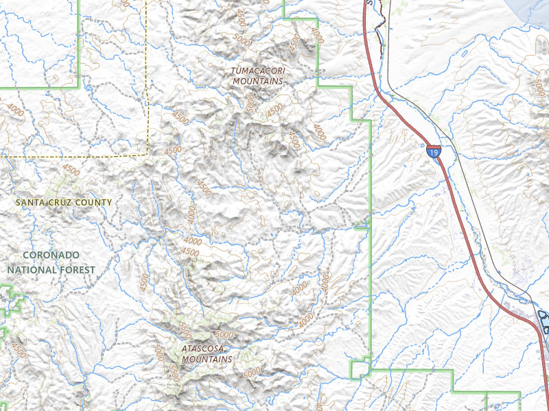 NEXRAD radar-signature map of the hail storm over Rio Rico, AZ on Aug 23, 2026