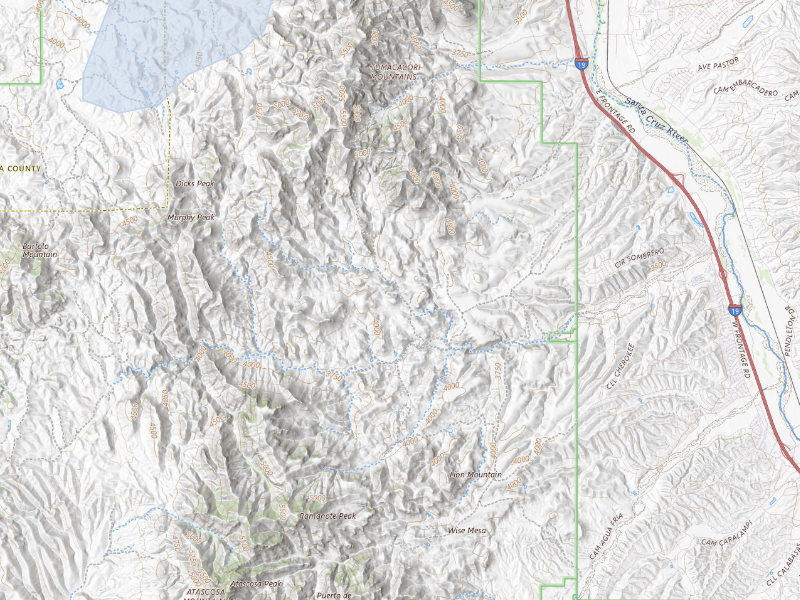 NEXRAD radar-signature map of the hail storm over Rio Rico, AZ on Sep 12, 2026