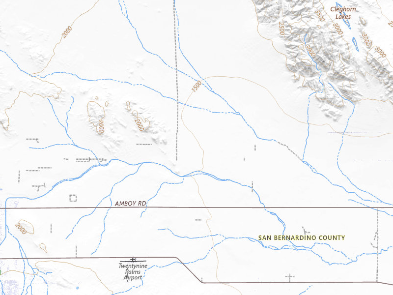 NEXRAD radar-signature map of the hail storm over Twentynine Palms, CA on Aug 6, 2026