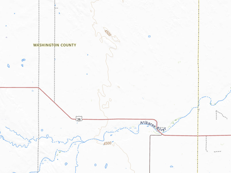 Radar-estimated hail-size map of the storm over Anton, CO on May 30, 2026
