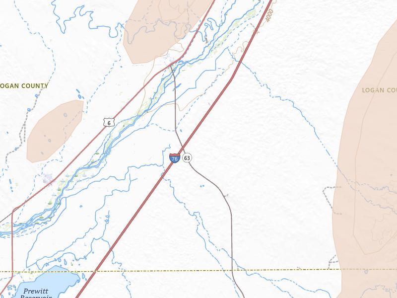 Radar-estimated hail-size map of the storm over Atwood, CO on May 16, 2026