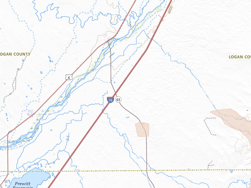 Radar-estimated hail-size map of the storm over Atwood, CO on Jul 9, 2026