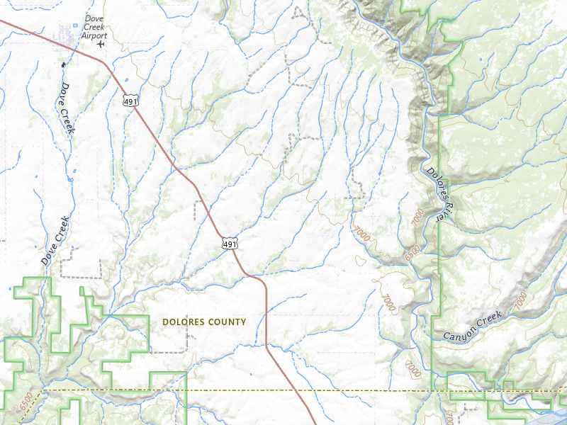 NEXRAD radar-signature map of the hail storm over Cahone, CO on Jul 21, 2026