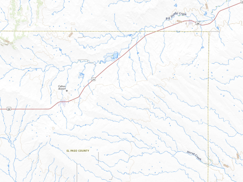 NEXRAD radar-signature map of the hail storm over Calhan, CO on Sep 19, 2026