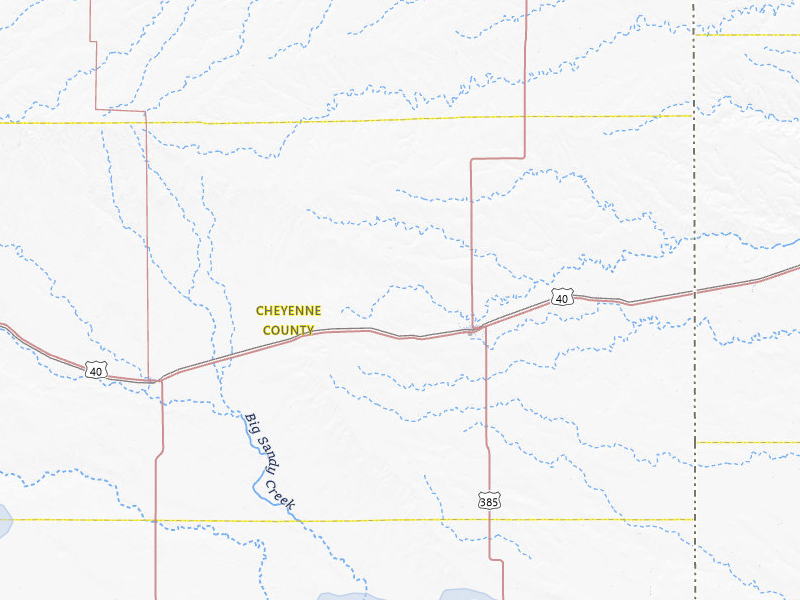 NEXRAD radar-signature map of the hail storm over Cheyenne Wells, CO on Jul 27, 2026