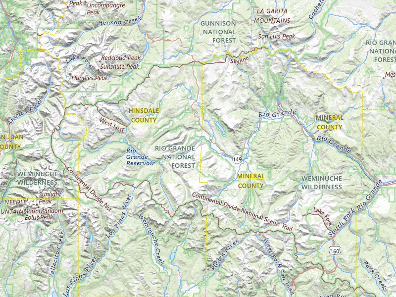 NEXRAD radar-signature map of the hail storm over Creede, CO on Jul 27, 2026