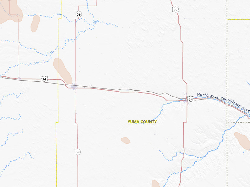 Radar-estimated hail-size map of the storm over Eckley, CO on May 9, 2026