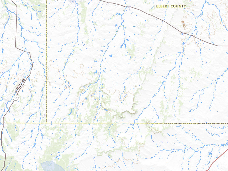 NEXRAD radar-signature map of the hail storm over Elbert, CO on Jul 9, 2026