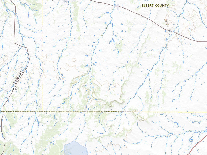 NEXRAD radar-signature map of the hail storm over Elbert, CO on Jul 22, 2026