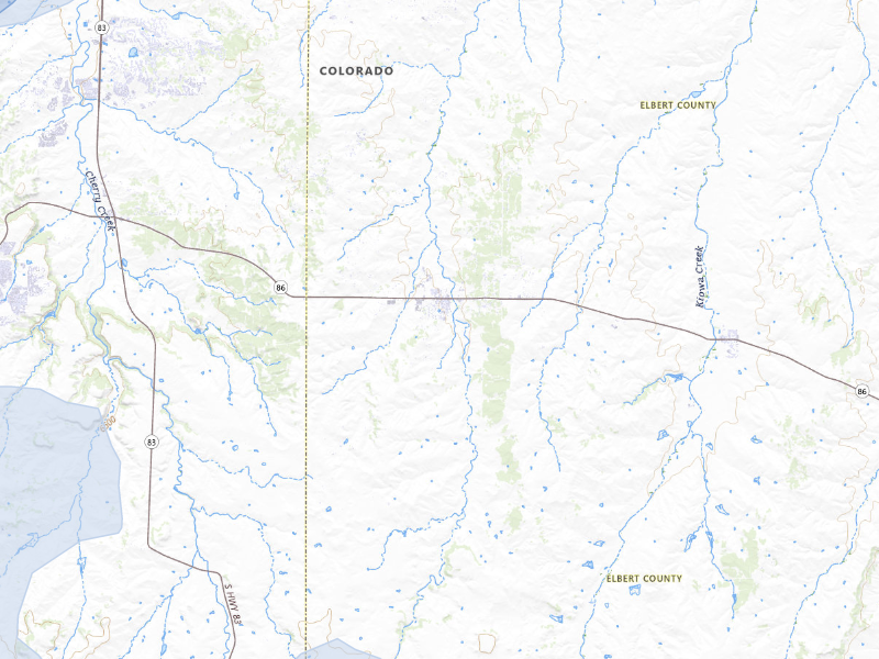 NEXRAD radar-signature map of the hail storm over Elizabeth, CO on Aug 26, 2026