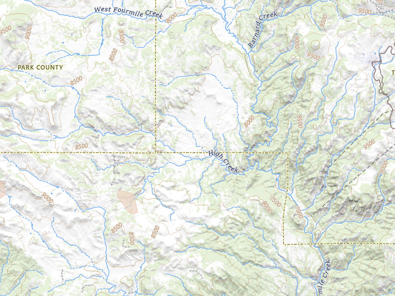 Radar-estimated hail-size map of the storm over Florissant, CO on Jul 31, 2026