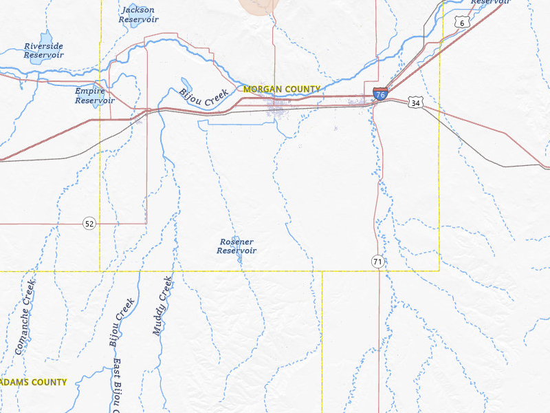 Radar-estimated hail-size map of the storm over Fort Morgan, CO on Jun 30, 2026