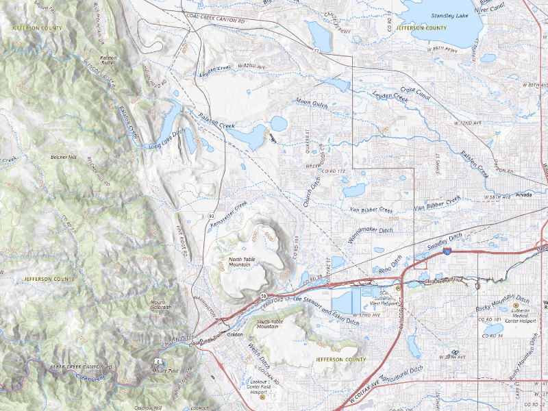 NEXRAD radar-signature map of the hail storm over Golden, CO on Sep 6, 2026