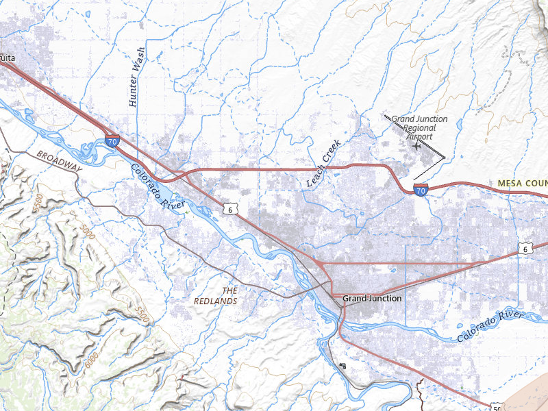 Radar-estimated hail-size map of the storm over Grand Junction, CO on Jun 26, 2026