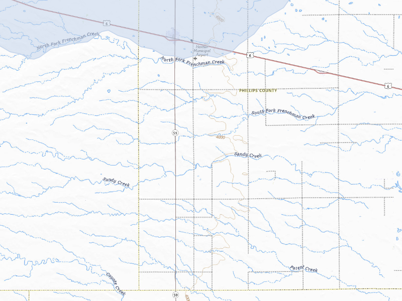 NEXRAD radar-signature map of the hail storm over Haxtun, CO on Aug 14, 2026