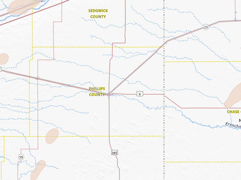 Radar-estimated hail-size map of the storm over Holyoke, CO on Jun 8, 2026