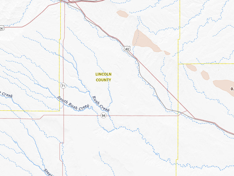 Radar-estimated hail-size map of the storm over Hugo, CO on May 9, 2026