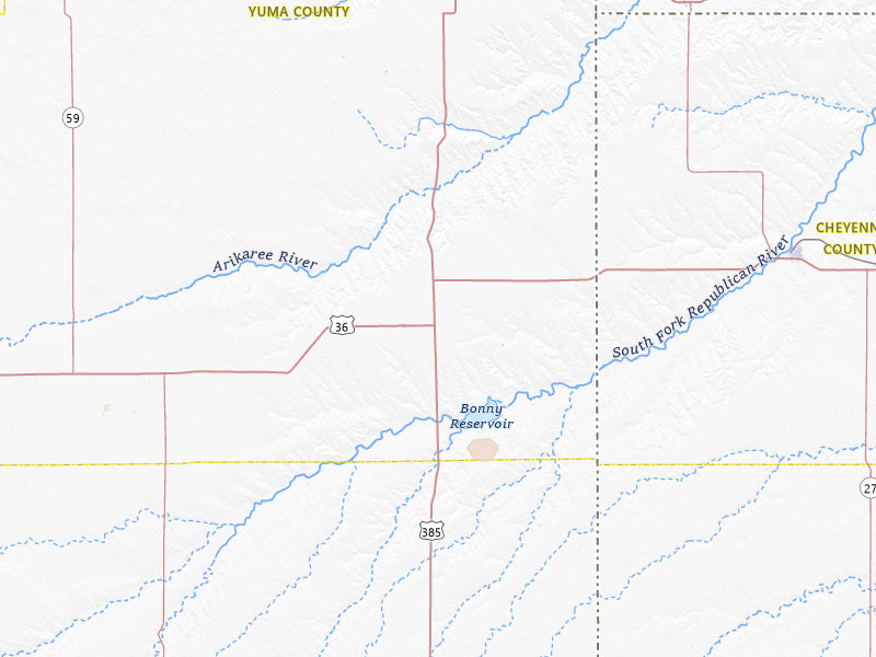 Radar-estimated hail-size map of the storm over Idalia, CO on Jul 4, 2026