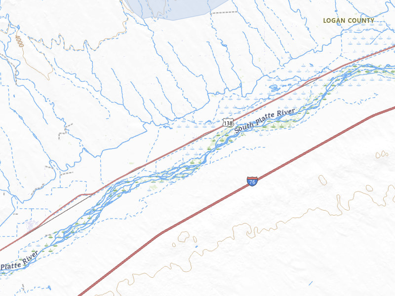 NEXRAD radar-signature map of the hail storm over Iliff, CO on Jul 1, 2026