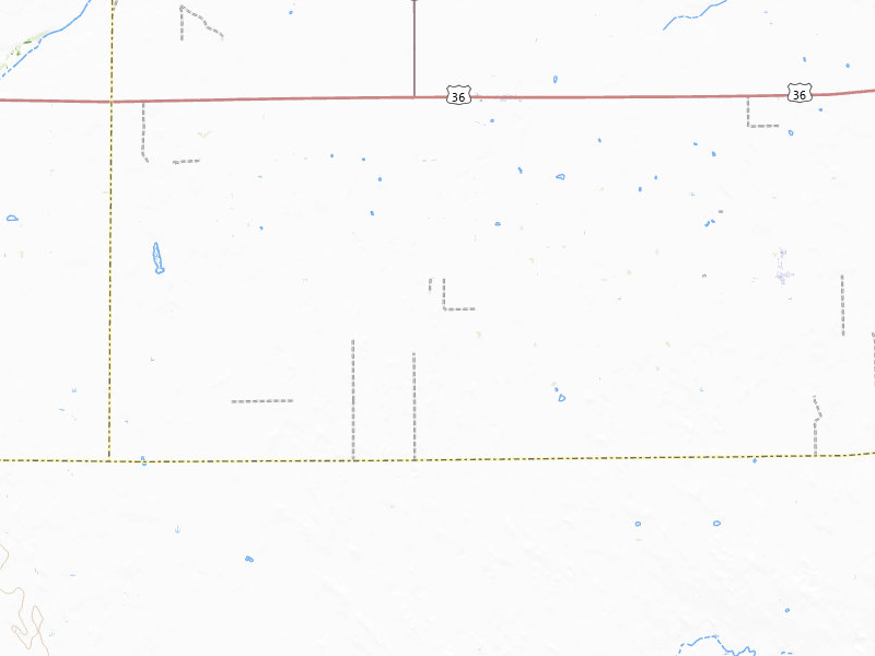 Radar-estimated hail-size map of the storm over Joes, CO on Jul 28, 2026