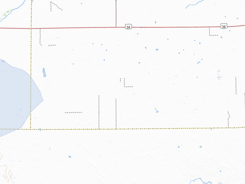NEXRAD radar-signature map of the hail storm over Joes, CO on Jul 28, 2026