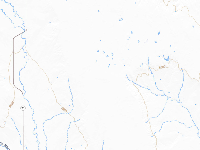 Radar-estimated hail-size map of the storm over Karval, CO on Apr 11, 2026