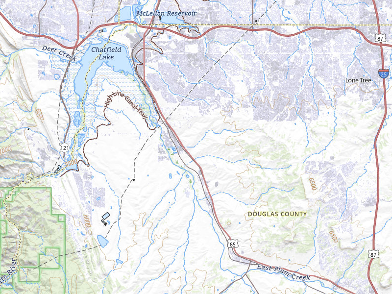 NEXRAD radar-signature map of the hail storm over Littleton, CO on May 28, 2026