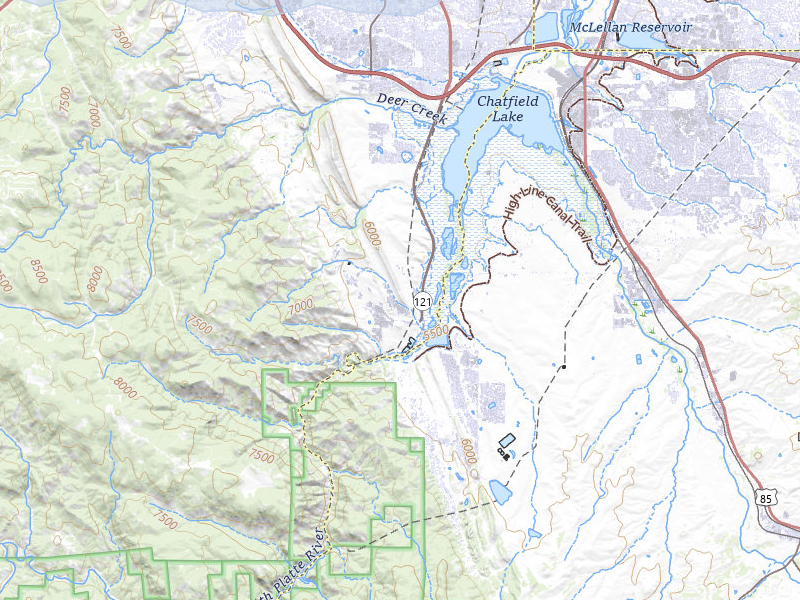 NEXRAD radar-signature map of the hail storm over Littleton, CO on Aug 15, 2026