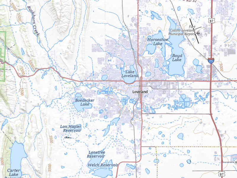 NEXRAD radar-signature map of the hail storm over Loveland, CO on Jul 23, 2026