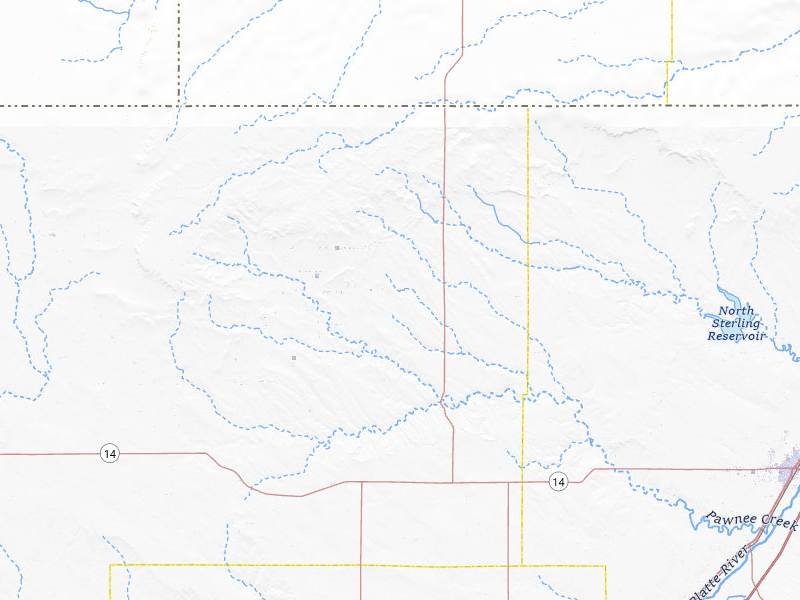 NEXRAD radar-signature map of the hail storm over New Raymer, CO on Jun 7, 2026