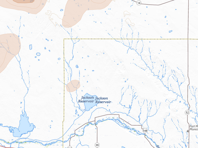 Radar-estimated hail-size map of the storm over Orchard, CO on May 30, 2026