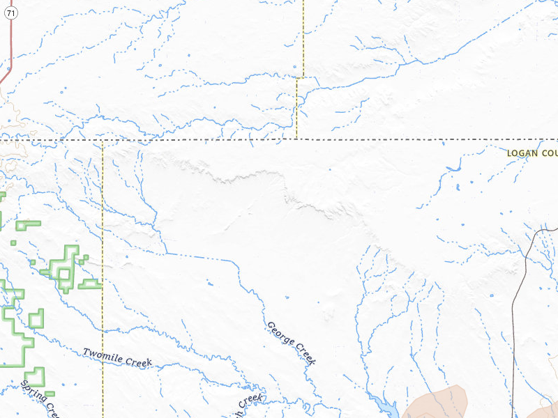 Radar-estimated hail-size map of the storm over Padroni, CO on Jul 2, 2026